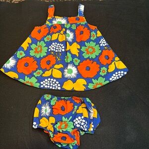 Marimekko for Target Kukkatori Print Dress and Bloomers 9 months baby dress